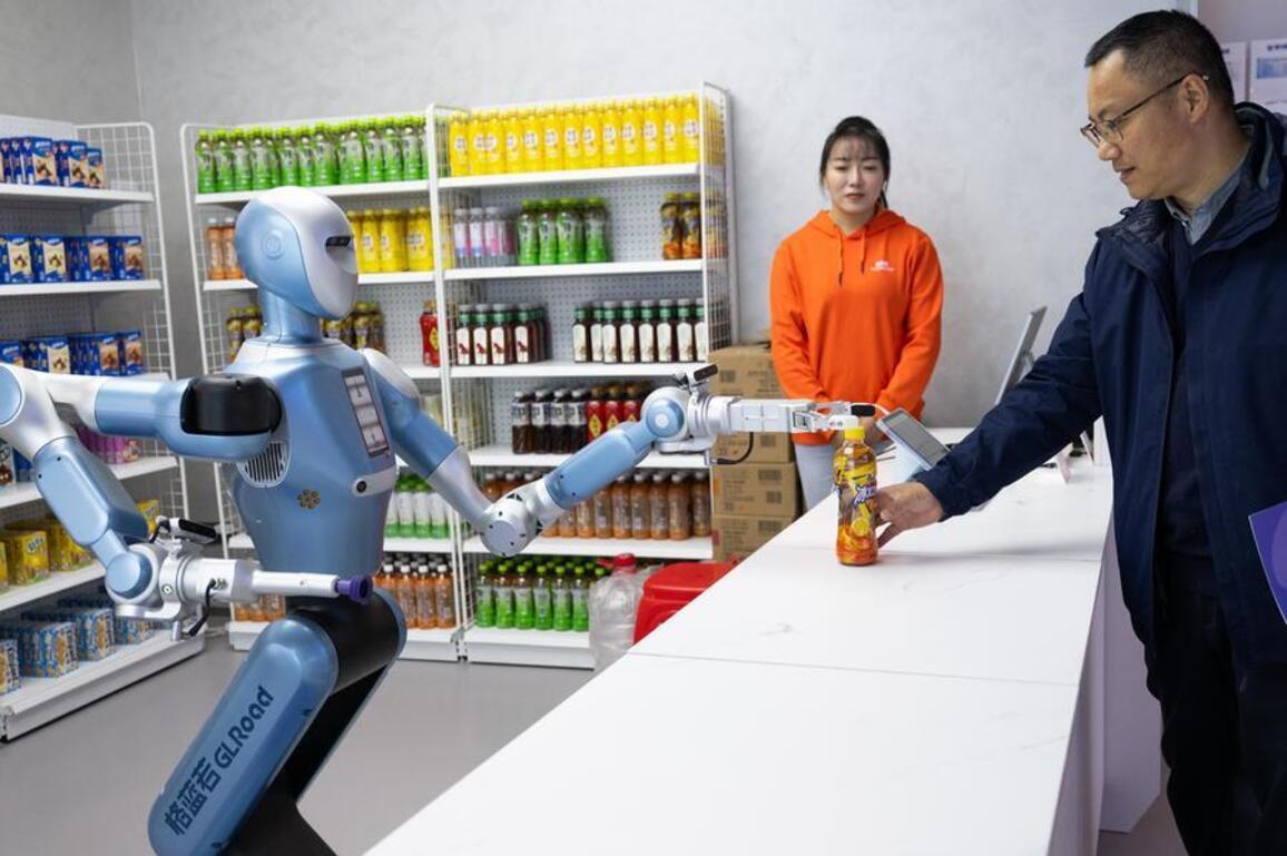 China's first 7S humanoid robot store showcases industry ambitions