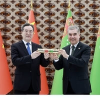 TURKMENISTAN-MARY-CHINA-DING XUEXIANG-GAS FIELD-GROUNDBREAKING