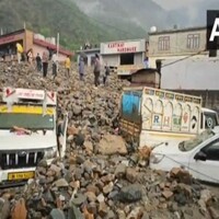 Multiple vehicles, locals trapped under debris after landslide in Ramban