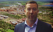 Western Gas re-emerge as Equus Gas with Alcoa deal in hand. Pictured Western Gas founder Will Barker in front of Alcoa's Wagerup refinery.