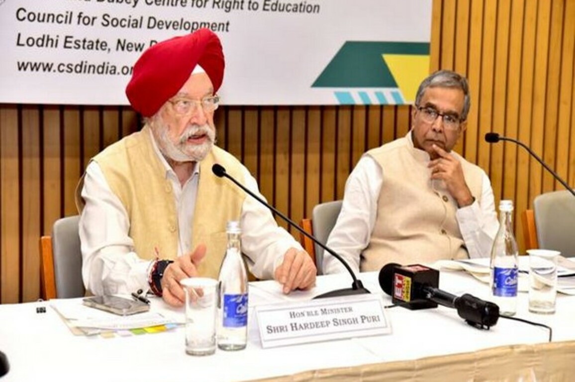 "Education must remain at the heart of India's development journey": Hardeep Puri