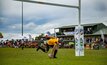 A try scored at last year's Hunter Valley Mining Charity Rugby League Competition.
