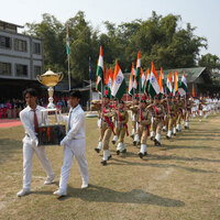 Indian Army conducts trophy tour of 21st Capt Jintu Gogoi, Vir Chakra Memorial Football Tournament at Digboi