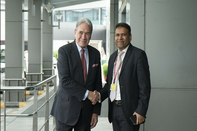 India welcomes New Zealand's Deputy PM & Foreign Minister Winston Peters for official visit