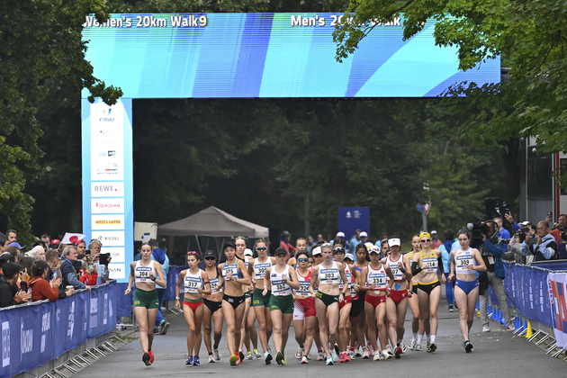 (SP)GERMANY-BOCHUM-RHINE-RUHR 2025-FISU WORLD UNIVERSITY GAMES-20KM RACE WALK-WOMEN