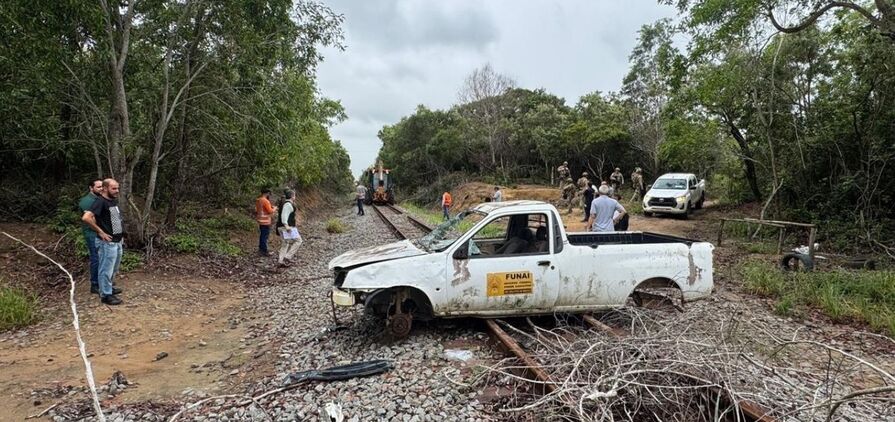 Grupo bloqueou linha férrea por 76 dias