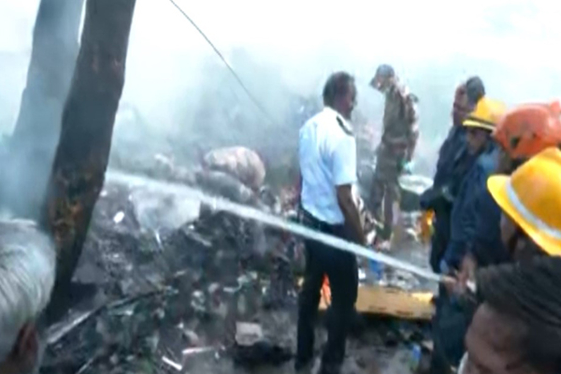 Air India flight AI 171 bound for London with 242 passengers on board, crashes at Ahmedabad airport