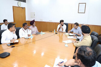 Union Minister Chirag Paswan holds meeting with officials to discuss food security