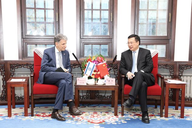 CHINA-BEIJING-XINHUA-FU HUA-ISRAEL-AMBASSADOR-MEETING (CN)
