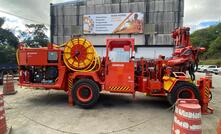 Sonda RC da Sandvik Anglogold Ashanti mina Cuiabá, em MG