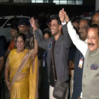 Astronaut Shubhanshu Shukla arrives in Delhi