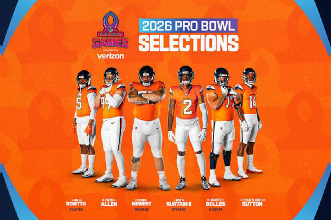 3 first-time Pro Bowlers among 6 Broncos named to 2026 Pro Bowl Games