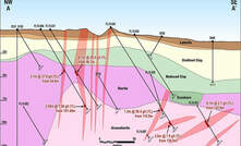 A cross section of the Le Plaque area near Ity, Côte d'Ivoire (dimensions adjusted for web)