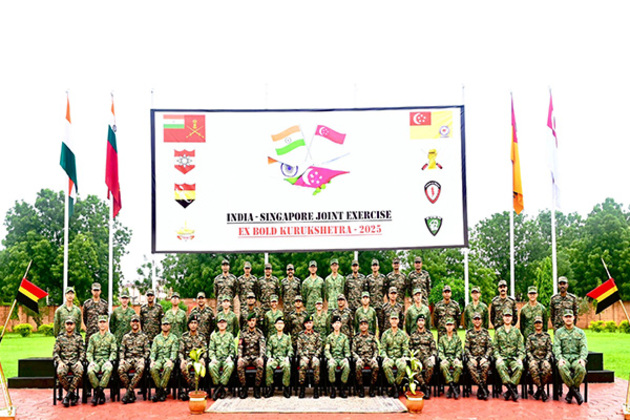 India, Singapore begin joint military excercise "Bold Kurukshetra 2025" in Jodhpur