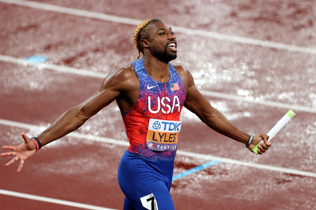 (SP)JAPAN-TOKYO-ATHLETICS-WORLD ATHLETICS CHAMPIONSHIPS-MEN'S 4X100M RELAY-FINAL