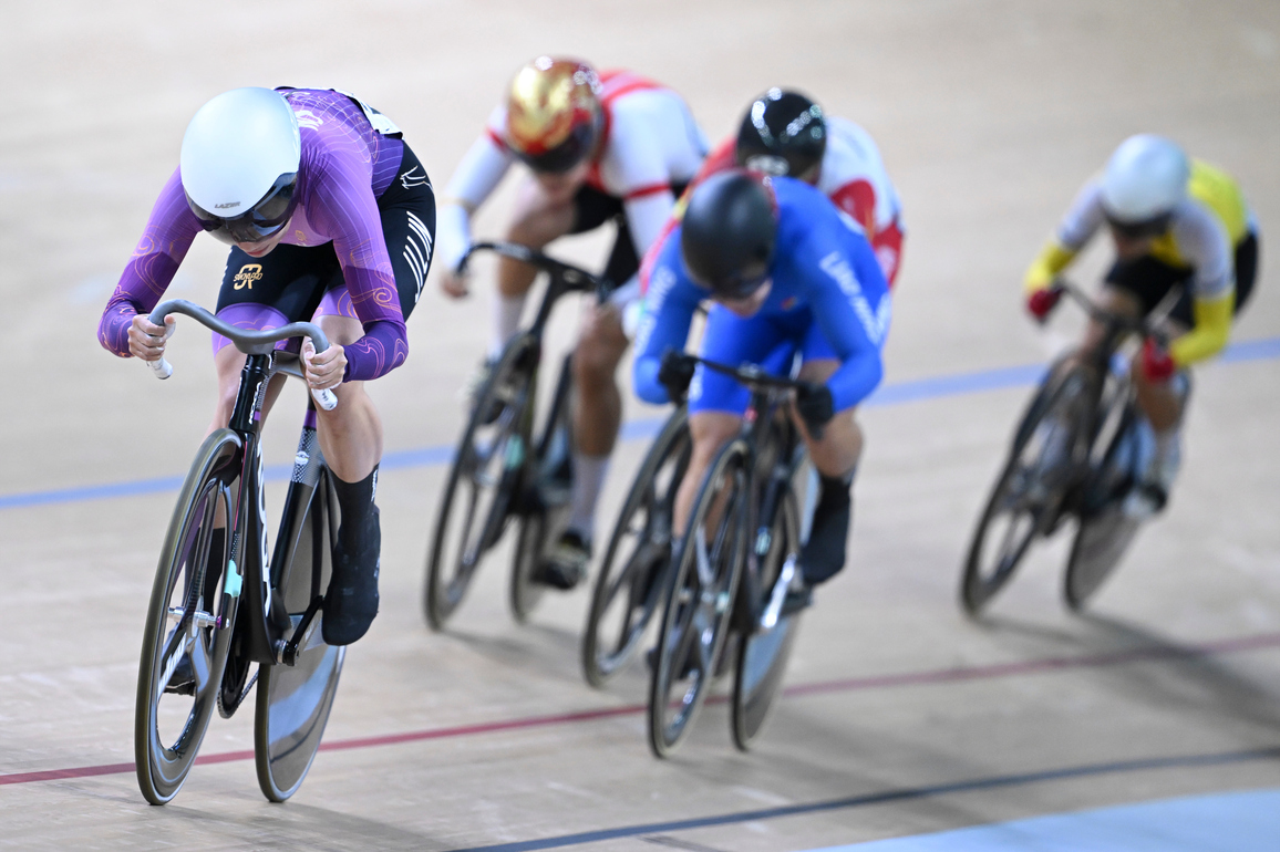 (SP)CHINA-15TH NATIONAL GAMES-CYCLING TRACK-KEIRIN-WOMEN-FINAL (CN)