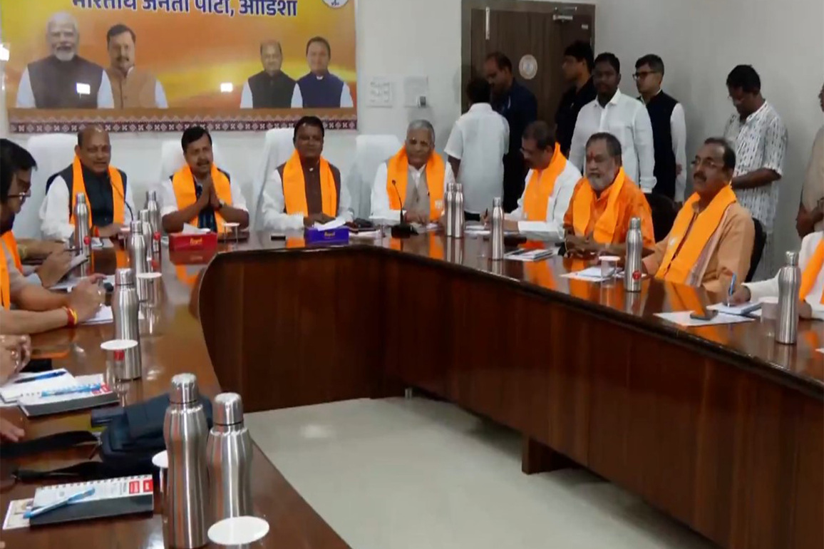 BJP National President Nitin Nabin chairs Odisha core committee meet in Bhubaneswar
