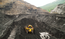  A remote operation dozer at Elk Valley Coal