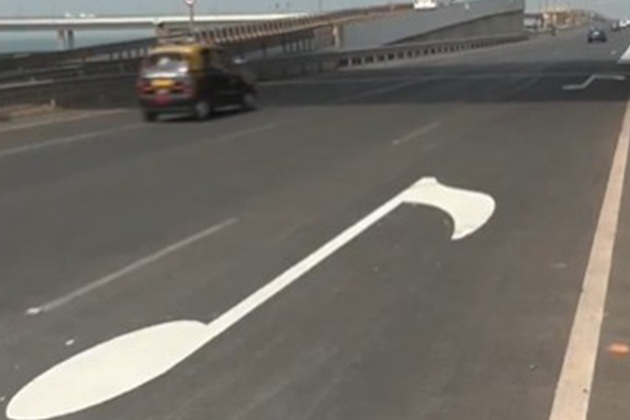 Mumbai gets musical road, 'Jai Ho' now a part of commute