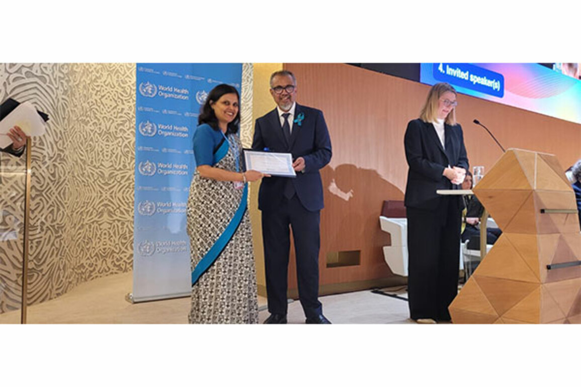 India awarded WHO certificate for eliminating trachoma at 78th World Health Assembly
