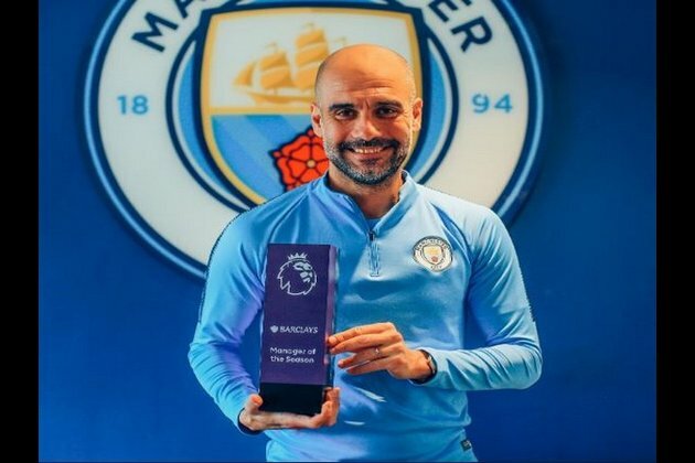Pep Guardiola bags Premier League manager of the season award