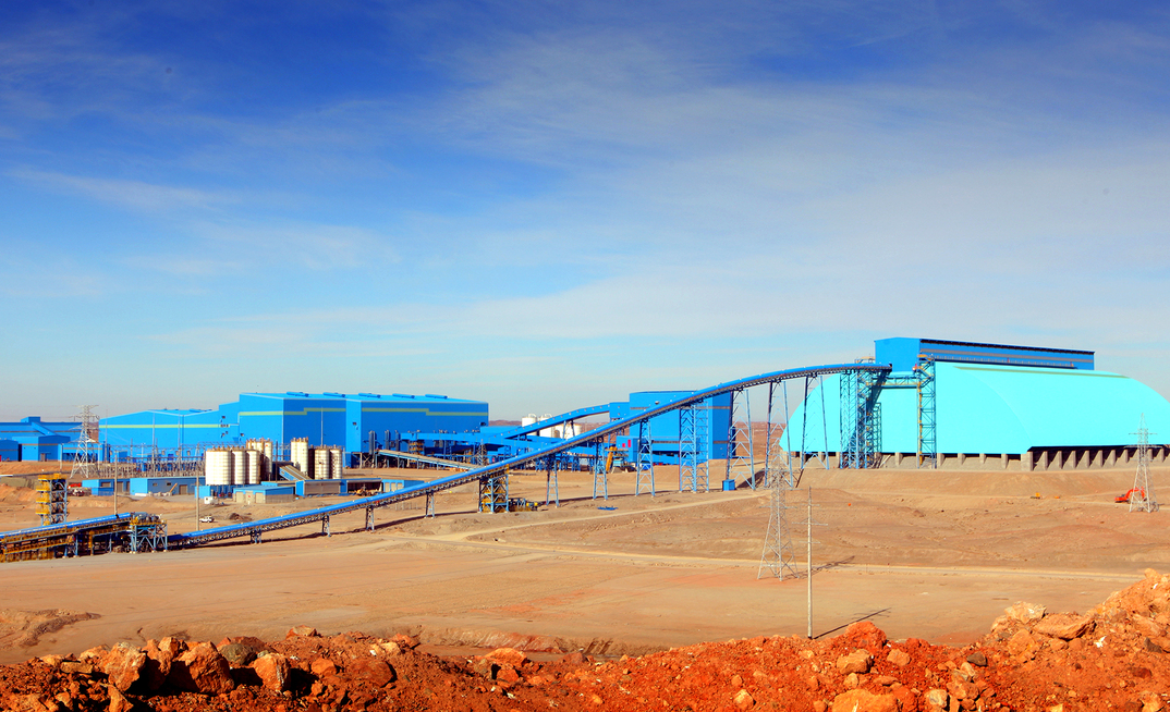 The copper concentrator at Oyu Tolgoi