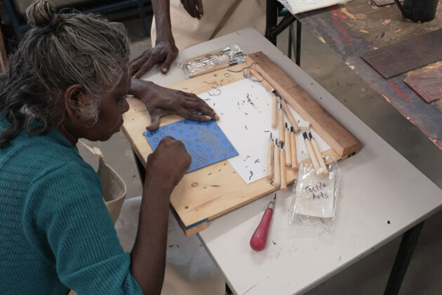 Australian, Indian artisans join hands to turn 70 indigenous designs into hand-carved woodblocks