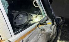 Damage to the light vehicle. Photo courtesy NSW Resources Regulator