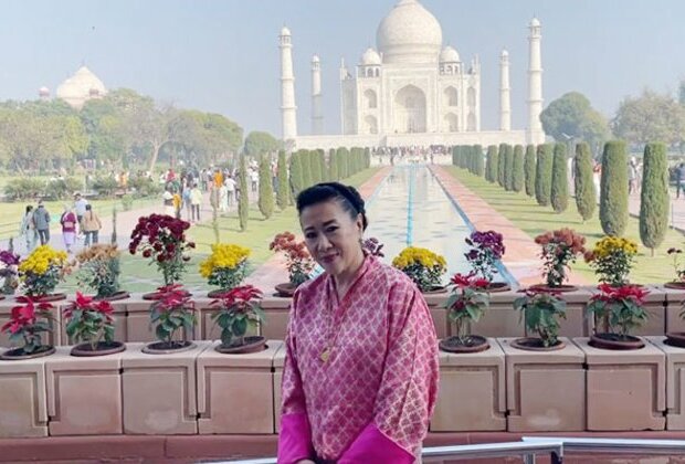 Queen Mother of Bhutan, Queen Ashi Tshering Yangdon Wangchuck visits the Taj Mahal