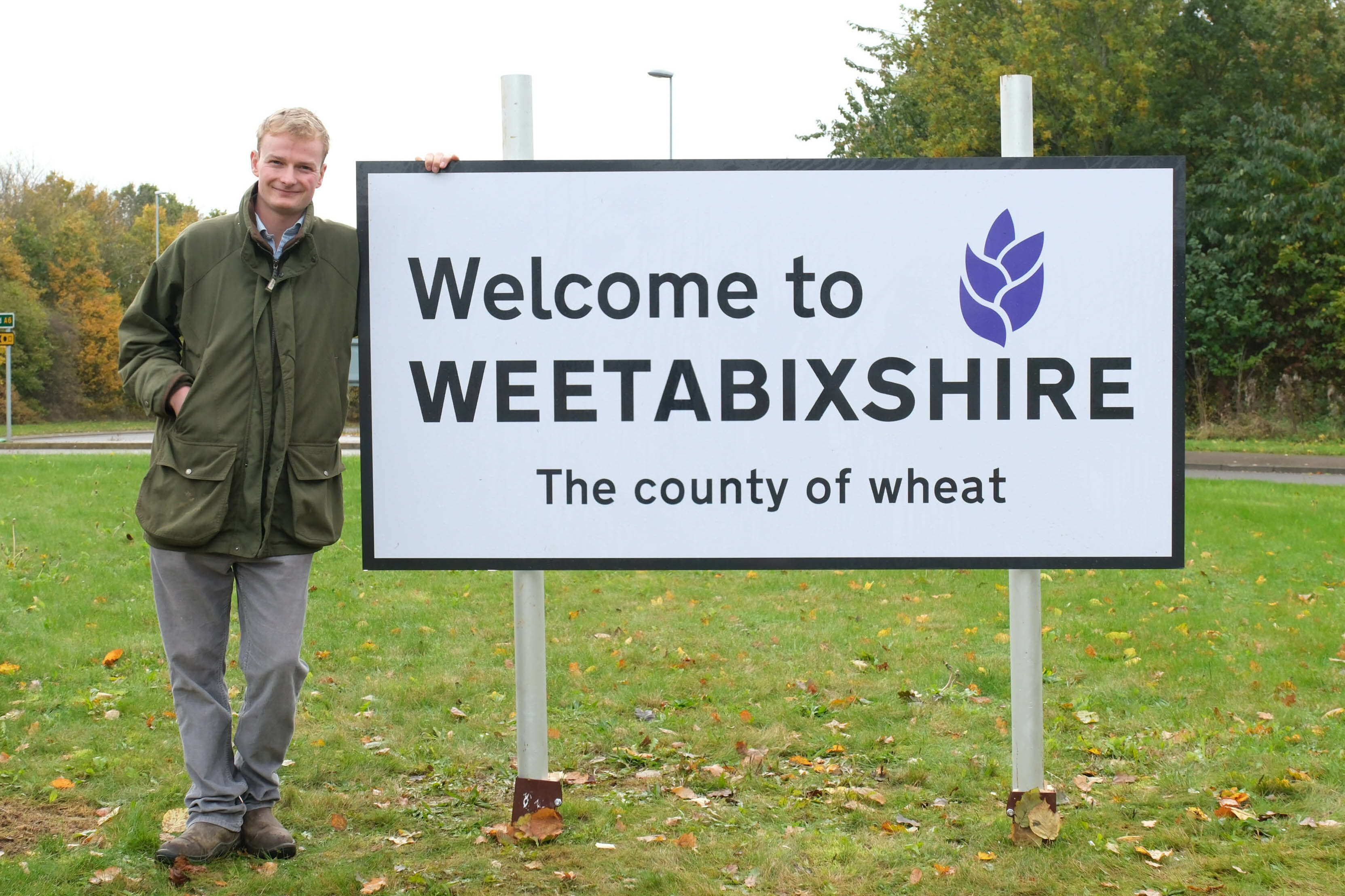 farmer Jim Beaty who grows wheat for Weetabix