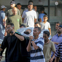70 Palestinian martyrs in Israeli bombing of Gaza on Friday