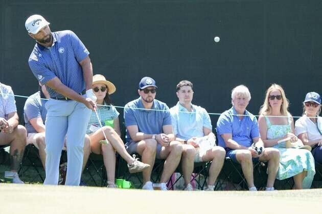 Jon Rahm 5-over through three rounds, on fringe of 50th at Masters