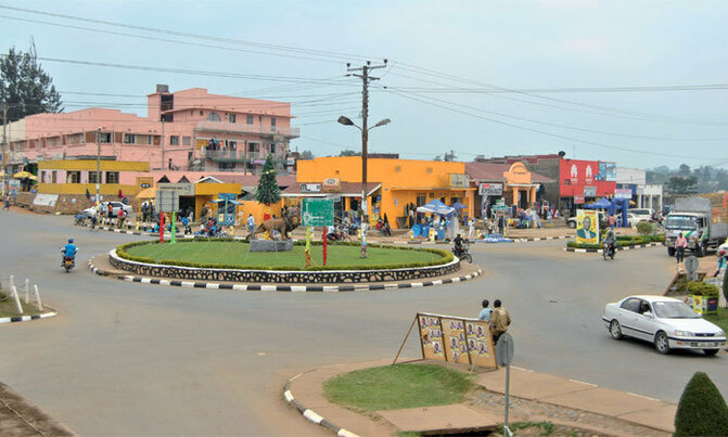 A peep into Fort Portal town A peep into Fort Portal town