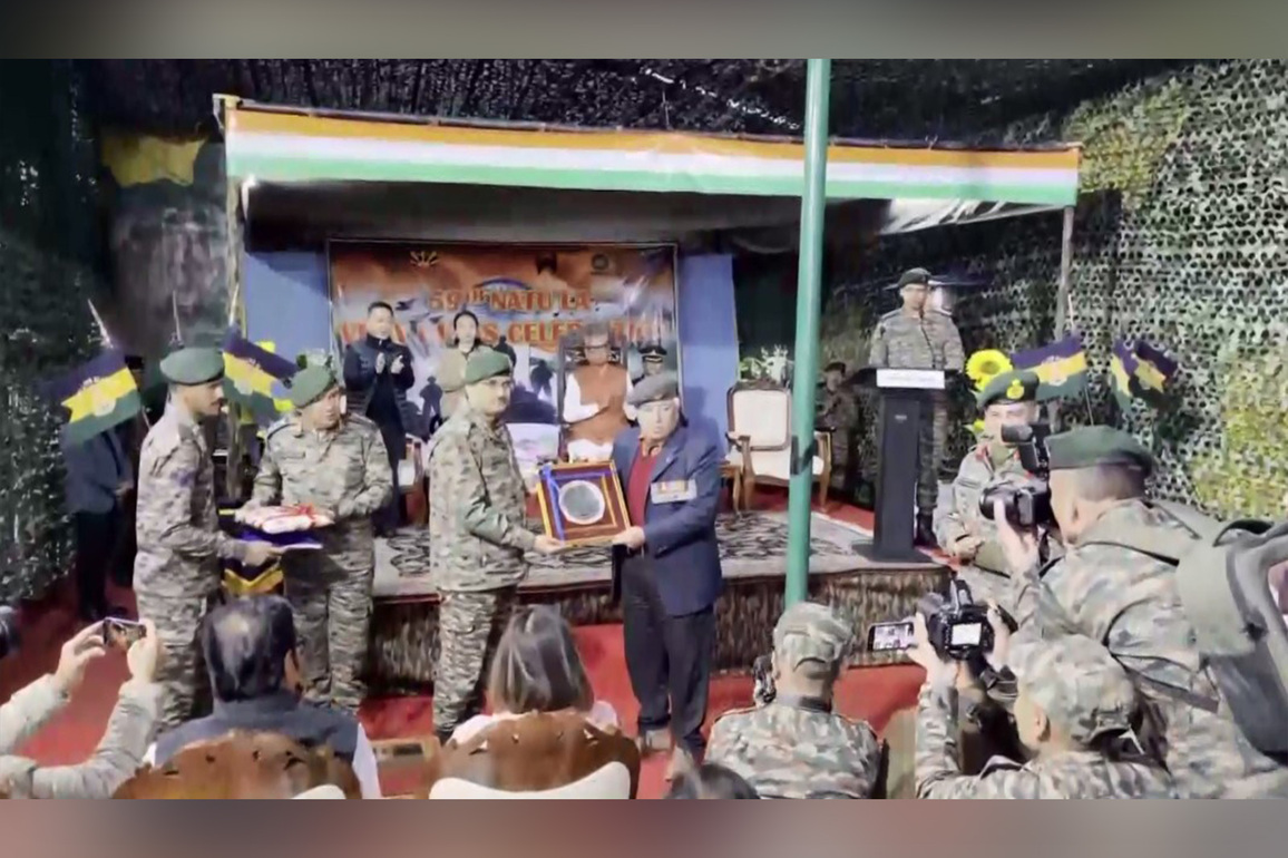59th Nathula Vijay Diwas celebrated on India-China border in presence of CM Tamang and Governor Mathur