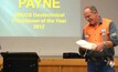 Payne is first geotech of the year