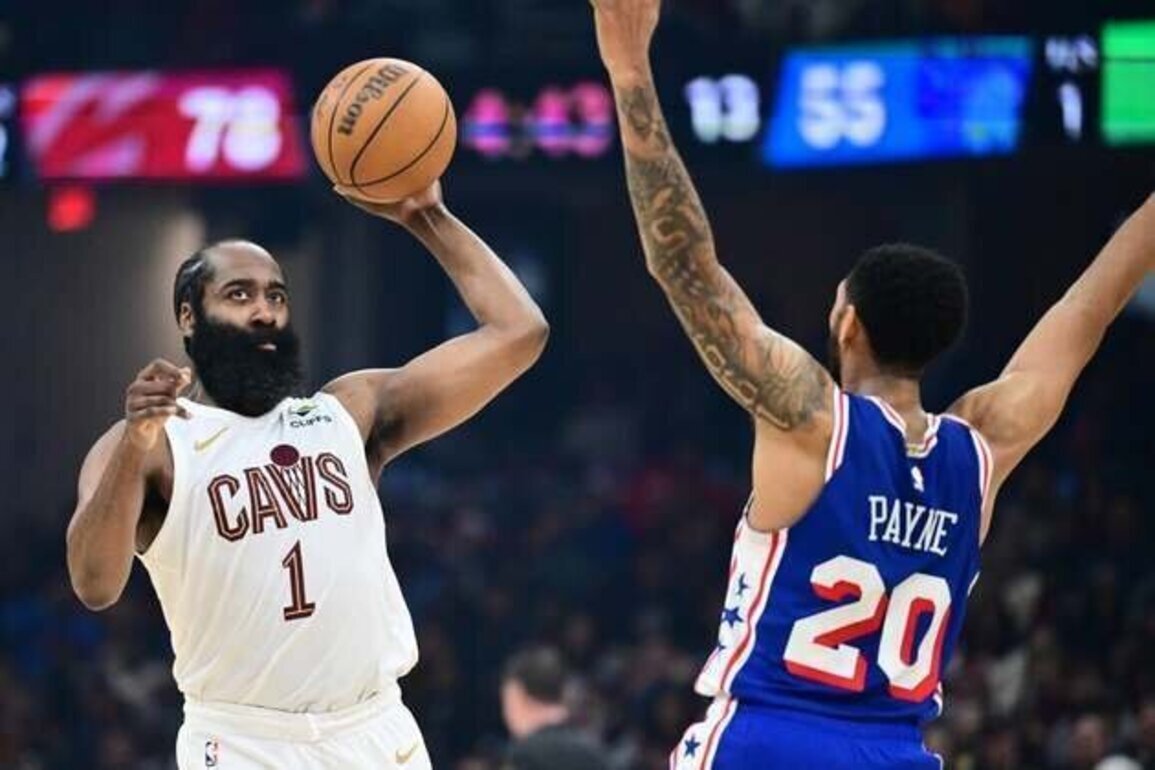 James Harden reaches 29,000-point plateau as Cavs rip 76ers