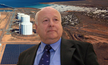 Red Sky eyes refining deal with Santos: Pictured Red Sky chairman Rob Annells in front of Santos' Port Bonython gas fraction and storage facility near Whyalla. 