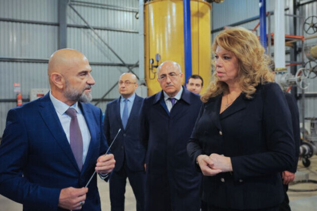 President Yotova Visits Bulgarian-Funded Industrial Plant Near Baku