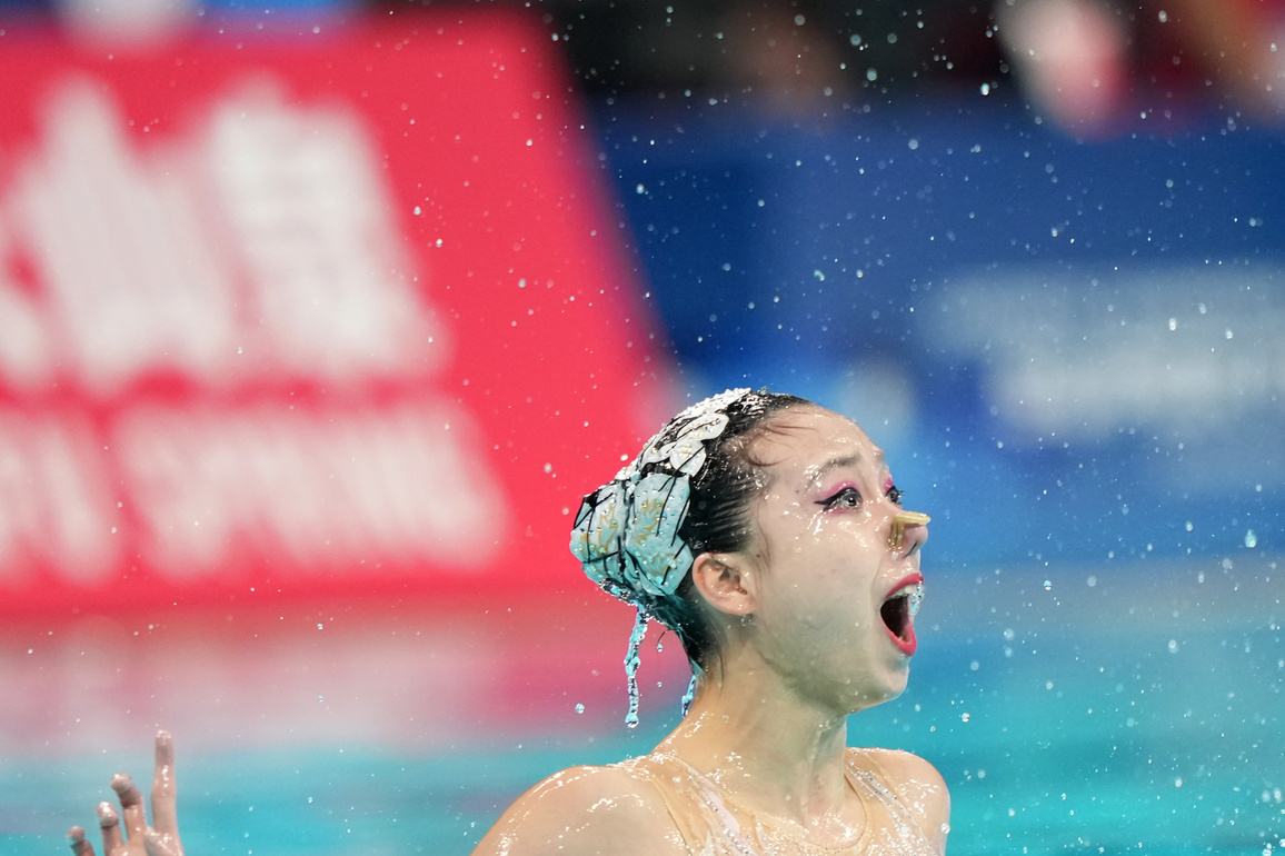 (SP)CHINA-XI'AN-ARTISTIC SWIMMING-WORLD CUP-SUPER FINAL (CN)