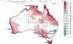  The temperature outlook for March to May is looking warm for parts of Australia.