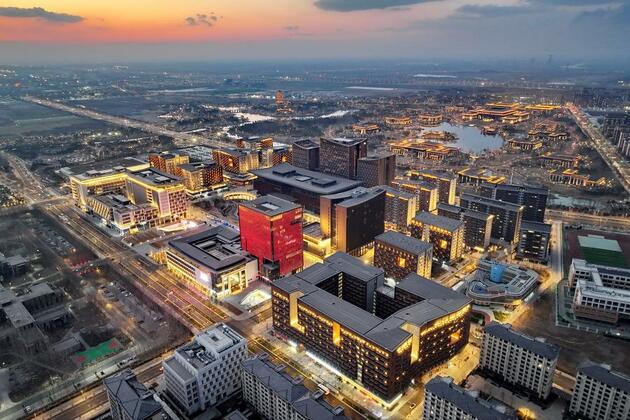Modernization in motion as China's "city of the future" takes shape rapidly