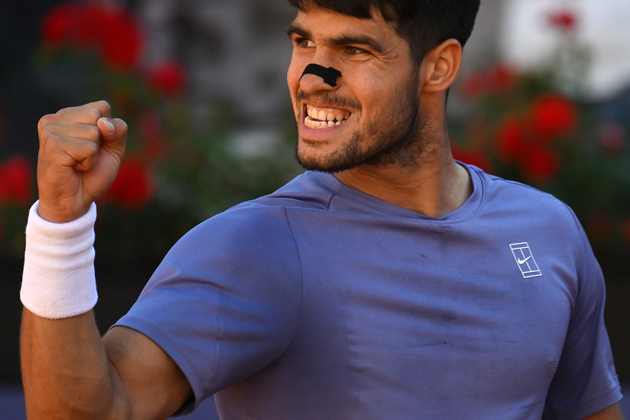 (SP)ITALY-ROME-TENNIS-ATP-ITALIAN OPEN-CARLOS ALCARAZ VS LORENZO MUSETTI