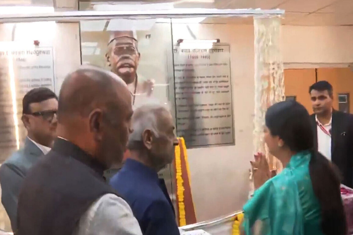 Delhi CM Rekha Gupta unveils RSS founder Keshav Baliram Hedgewar statue in Shahdara
