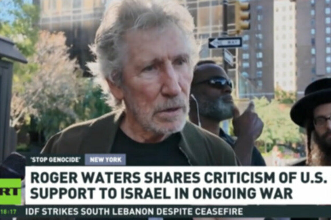 West complicit in 'genocide' of Palestinians - Roger Waters