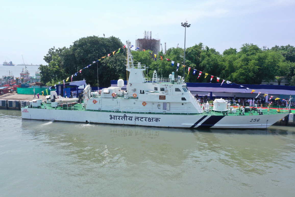 India Coast Guard ship Adamya commissioned at Paradip Port