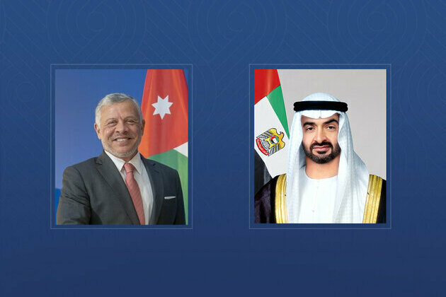 King of Jordan arrives in UAE on fraternal visit, welcomed by UAE President
