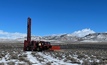  Auroch rig: On the cold ground at Auroch’s Nevada lithium project