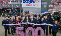 Screwfix opens 500th store