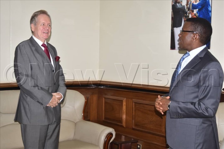 German ambassador bids farewell to Buganda