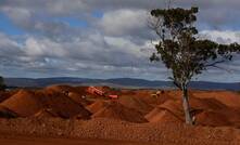 Bauxite operations near Campbelltown, northern Tasmania.